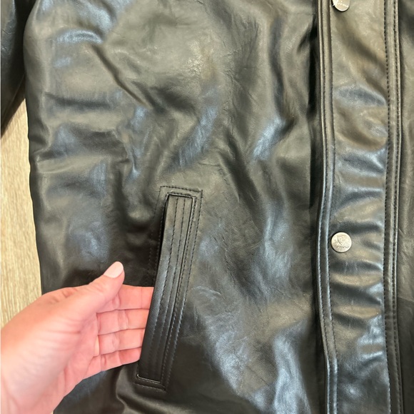 Emporio & Company Men’s Leather Jacket Xl - Picture 9 of 14